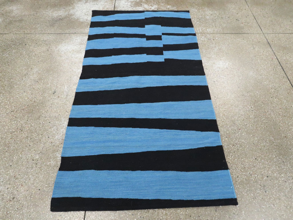 Modern Turkish Flatweave Kilim, No.30016 - Gss