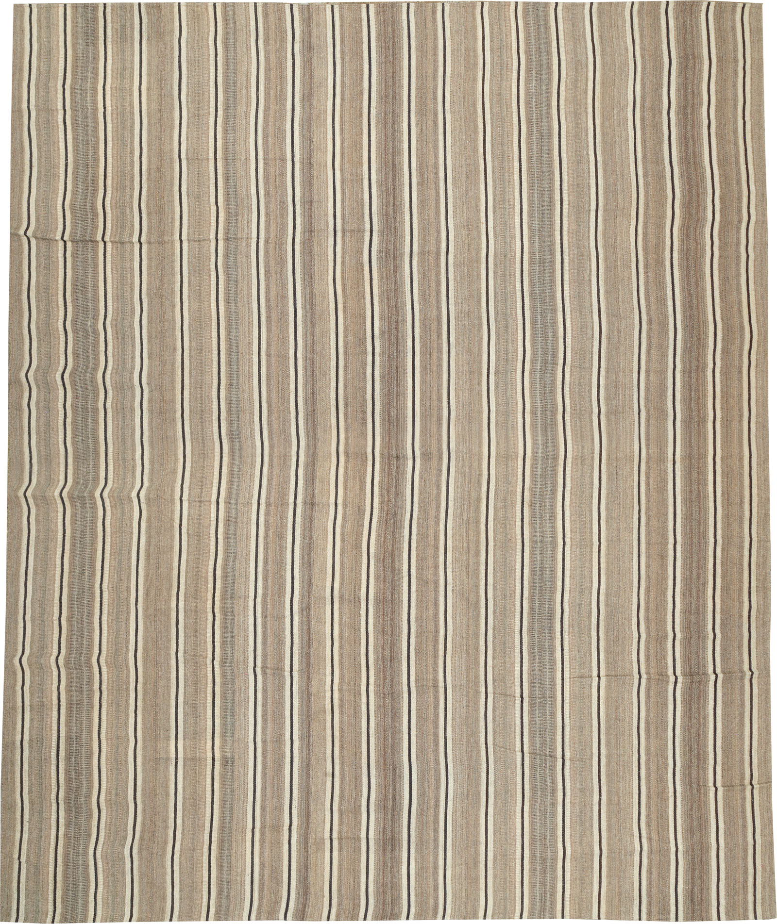 Contemporary Turkish Flatweave Kilim Oversize Carpet, No.30018 - Gss