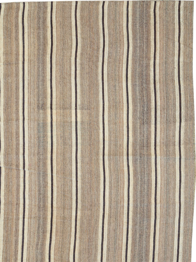 Contemporary Turkish Flatweave Kilim Oversize Carpet, No.30018 - Gss