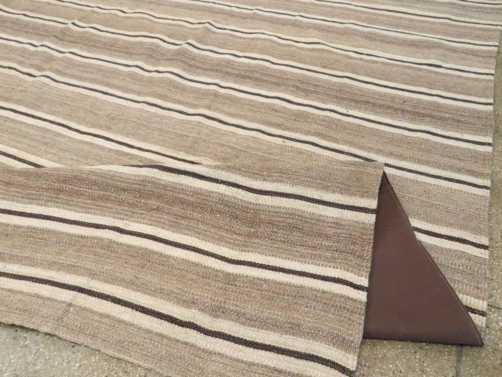 Contemporary Turkish Flatweave Kilim Oversize Carpet, No.30018 - Gss