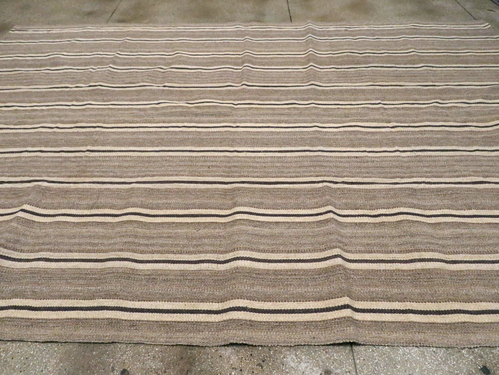 Modern Turkish Flatweave Kilim, No.30023 - Gss