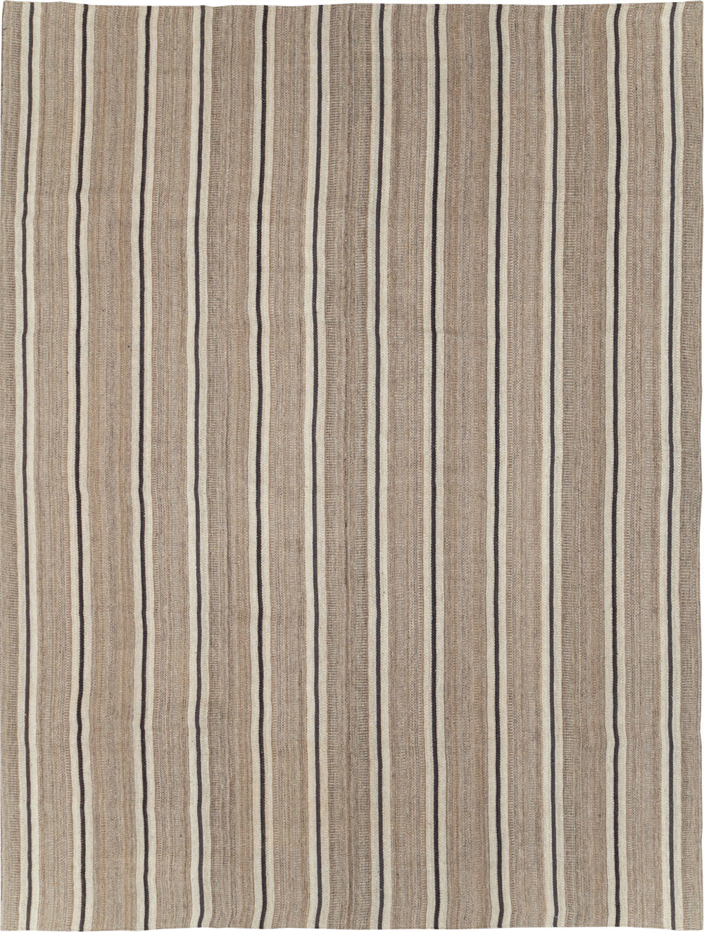 Modern Persian Flatweave Kilim Room Size Carpet, No.30025 - Gss