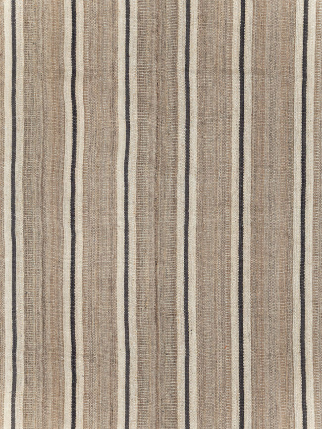 Modern Persian Flatweave Kilim Room Size Carpet, No.30025 - Gss