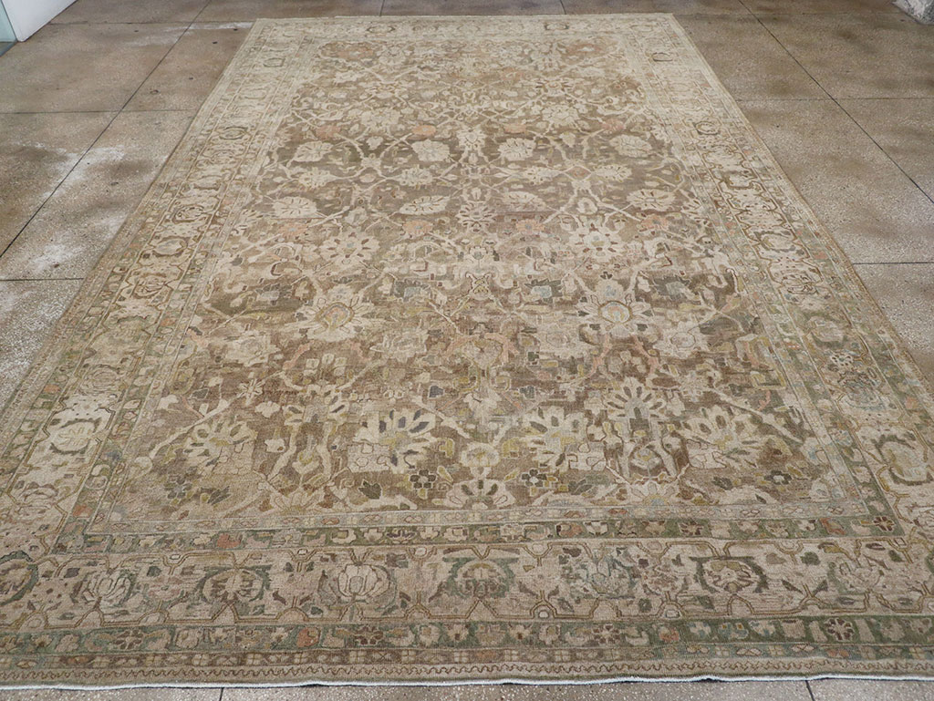 Antique Persian Mahal Large Carpet, No.30037 - Gss