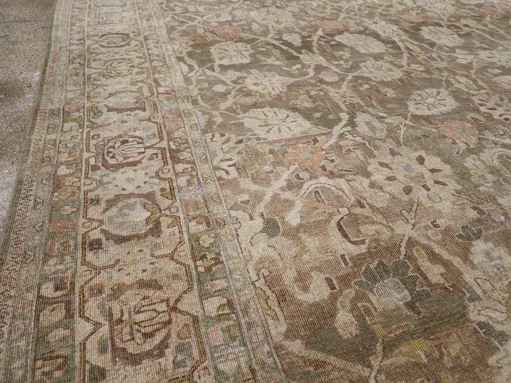 Antique Persian Mahal Large Carpet, No.30037 - Gss