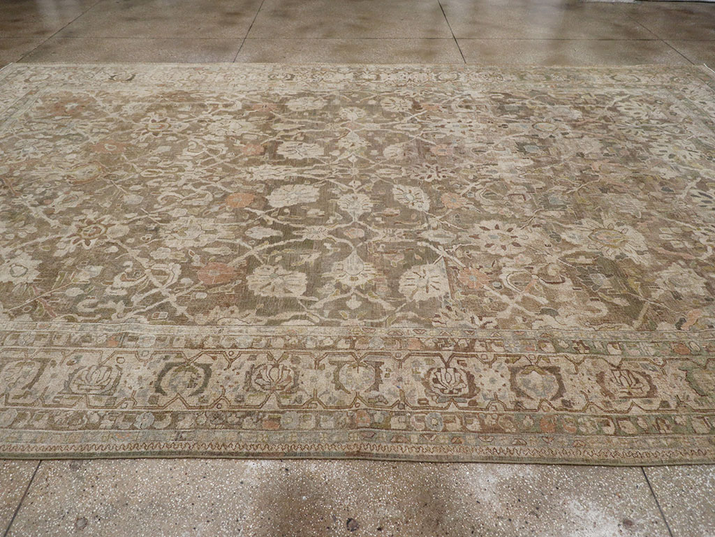 Antique Persian Mahal Large Carpet, No.30037 - Gss