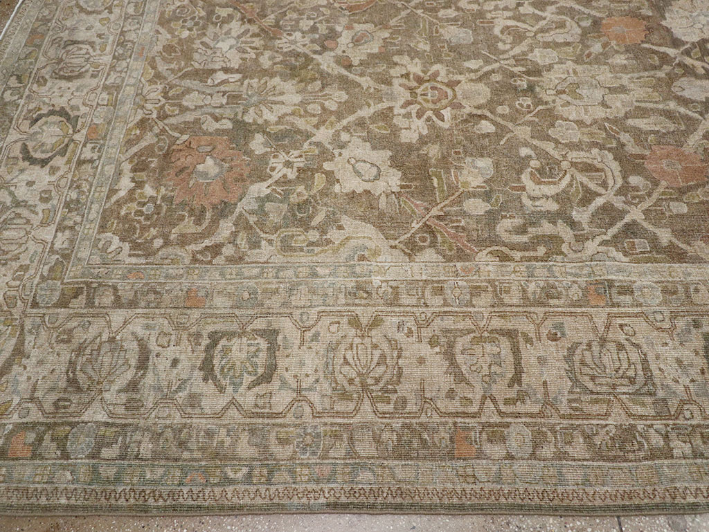 Antique Persian Mahal Large Carpet, No.30037 - Gss