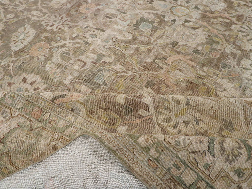 Antique Persian Mahal Large Carpet, No.30037 - Gss