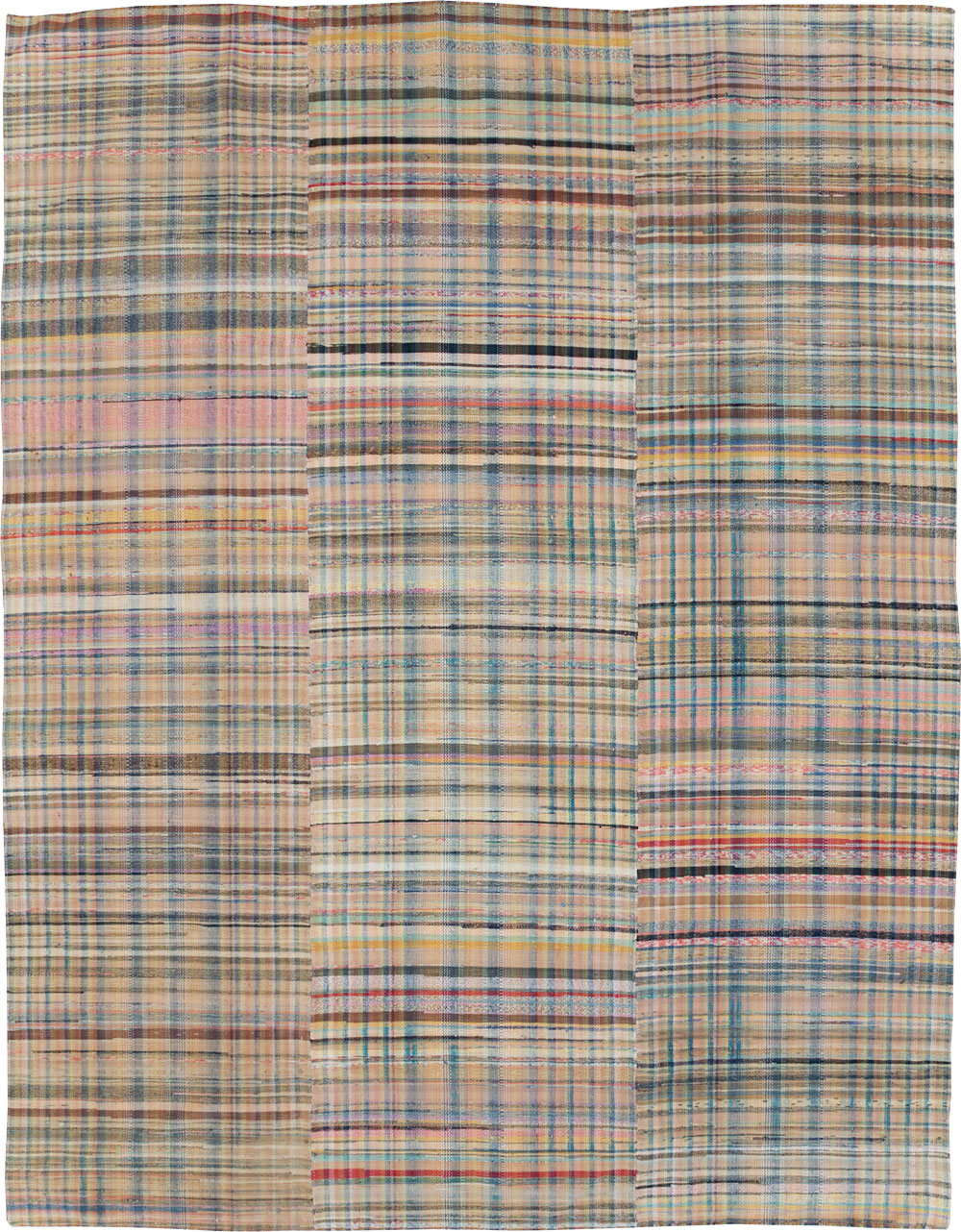 Vintage American Rag Rug, No.30039 - Gss