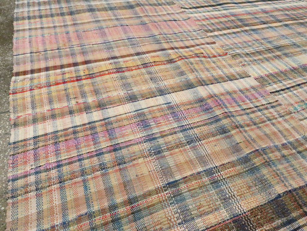 Vintage American Rag Rug, No.30039 - Gss