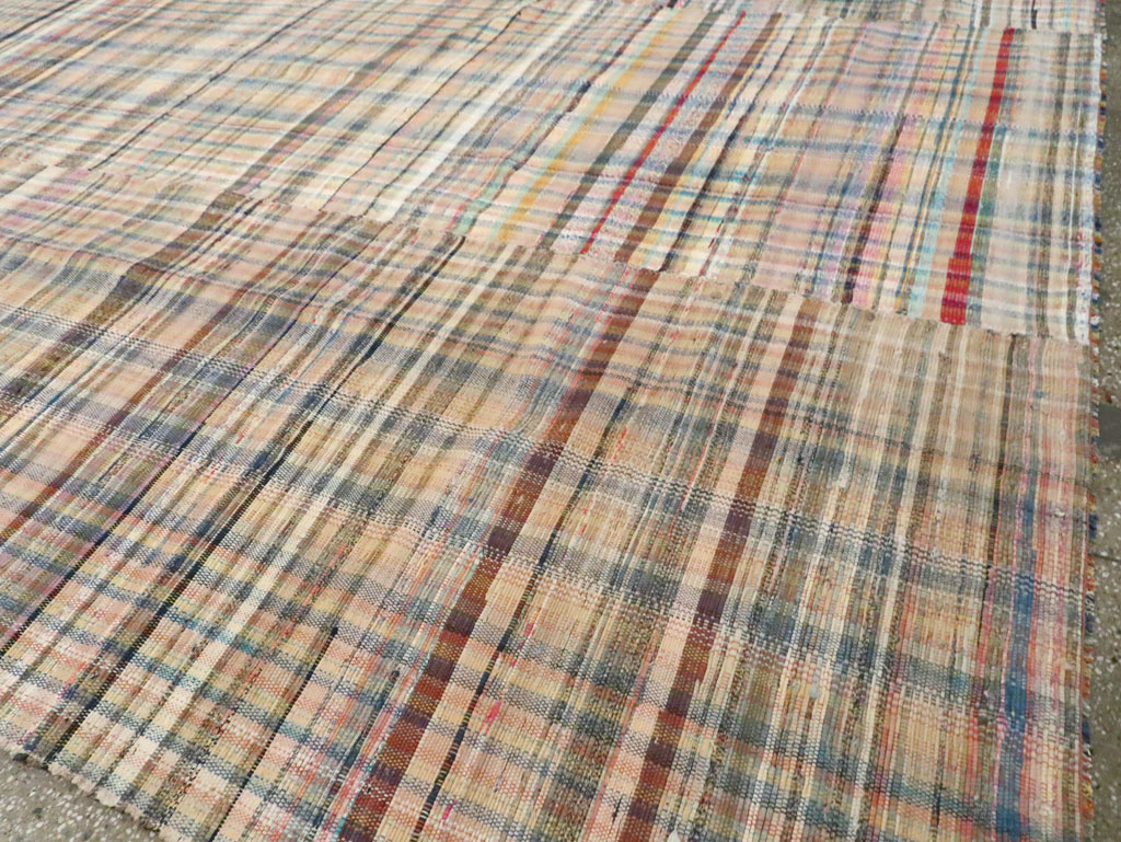 Vintage American Rag Rug, No.30039 - Gss