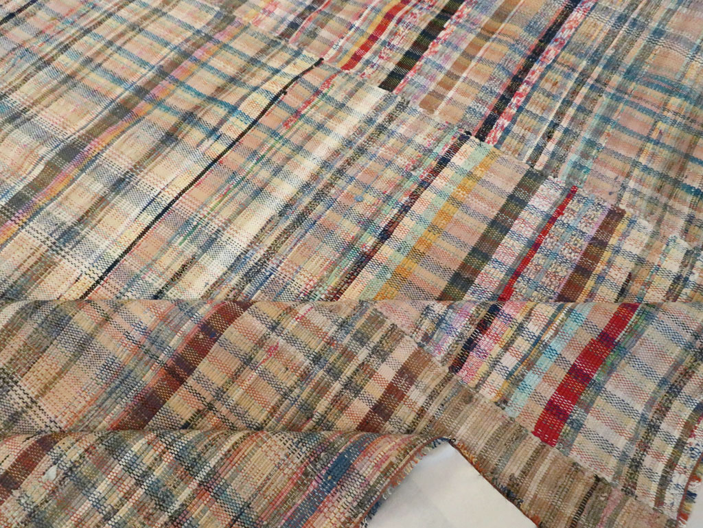 Vintage American Rag Rug, No.30039 - Gss