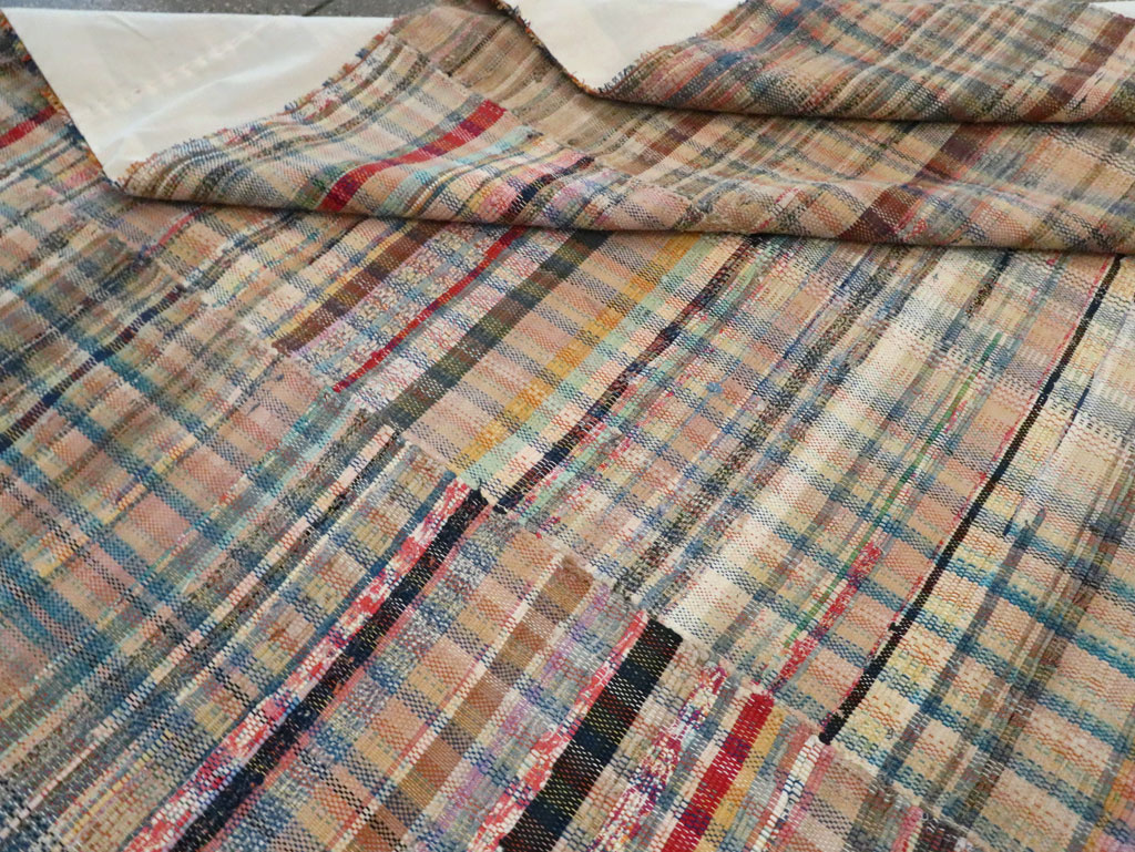 Vintage American Rag Rug, No.30039 - Gss