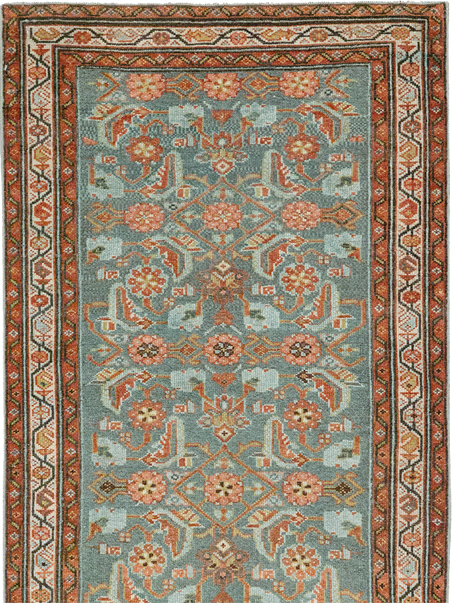 Vintage Persian Malayer Runner, No.30041 - Gss