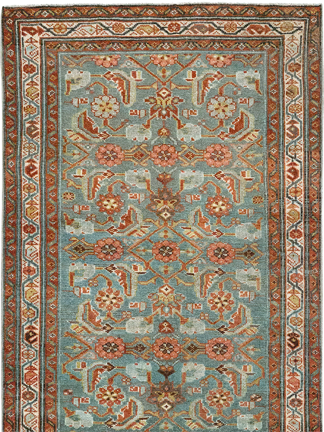 Vintage Persian Malayer Runner, No.30041 - Gss