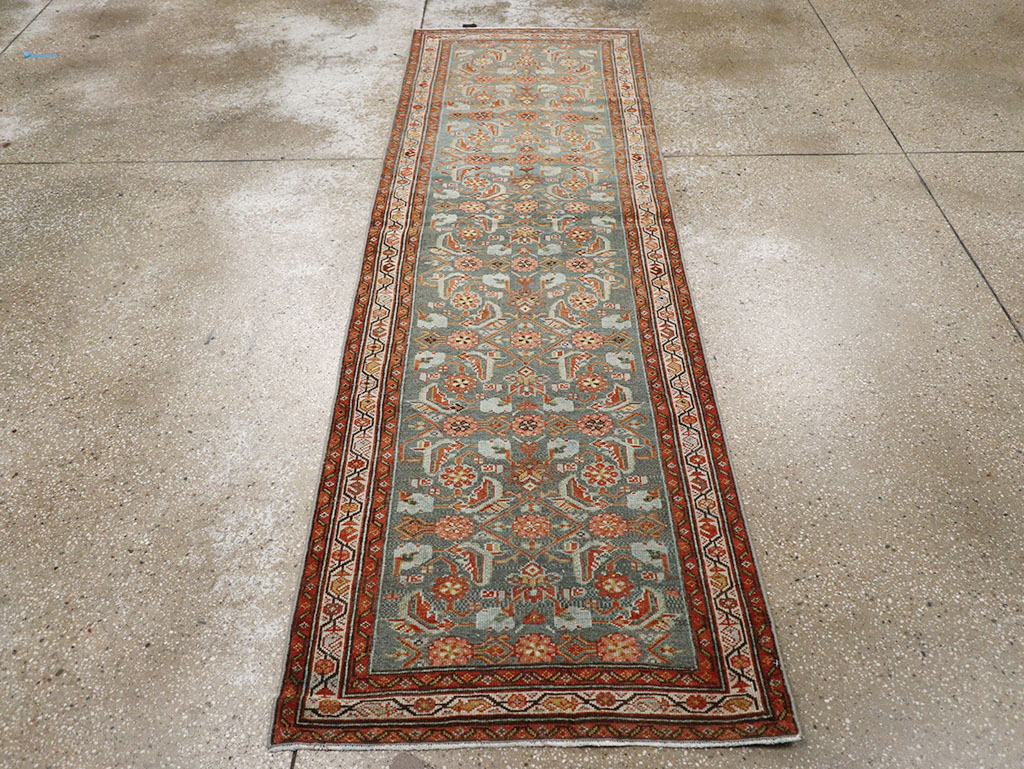 Vintage Persian Malayer Runner, No.30041 - Gss