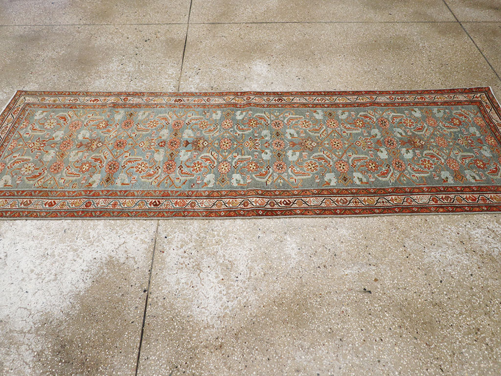 Vintage Persian Malayer Runner, No.30041 - Gss
