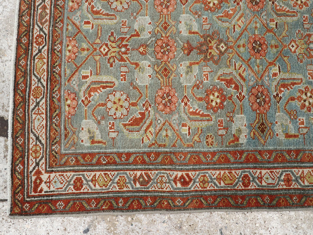 Vintage Persian Malayer Runner, No.30041 - Gss