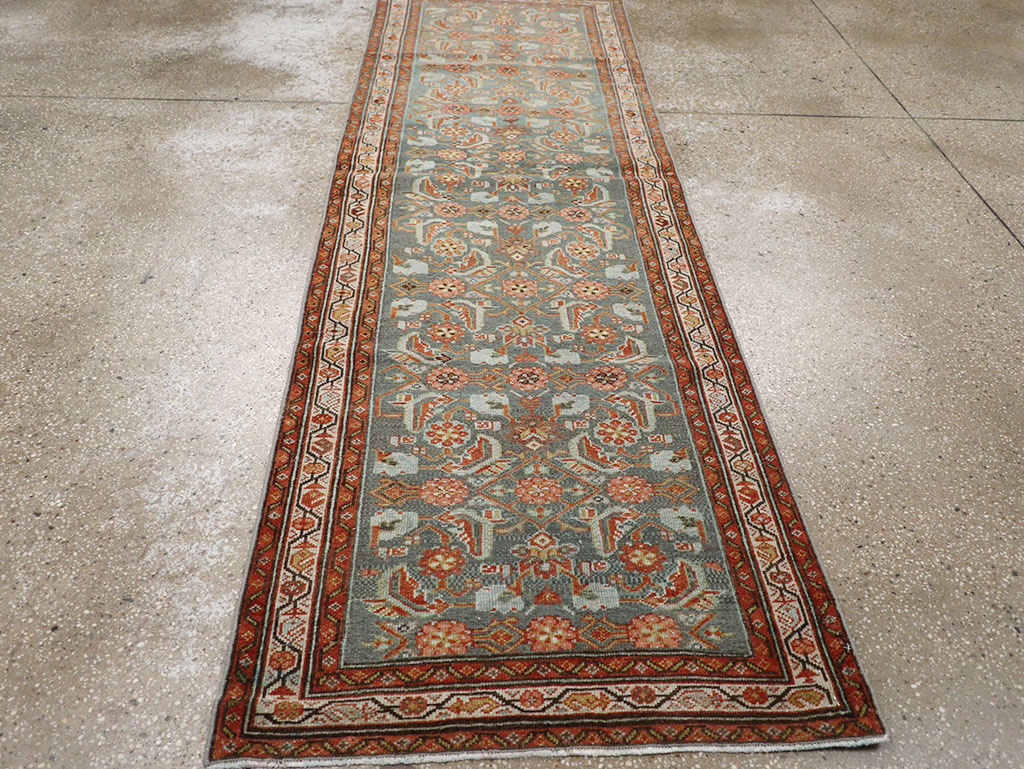 Vintage Persian Malayer Runner, No.30041 - Gss