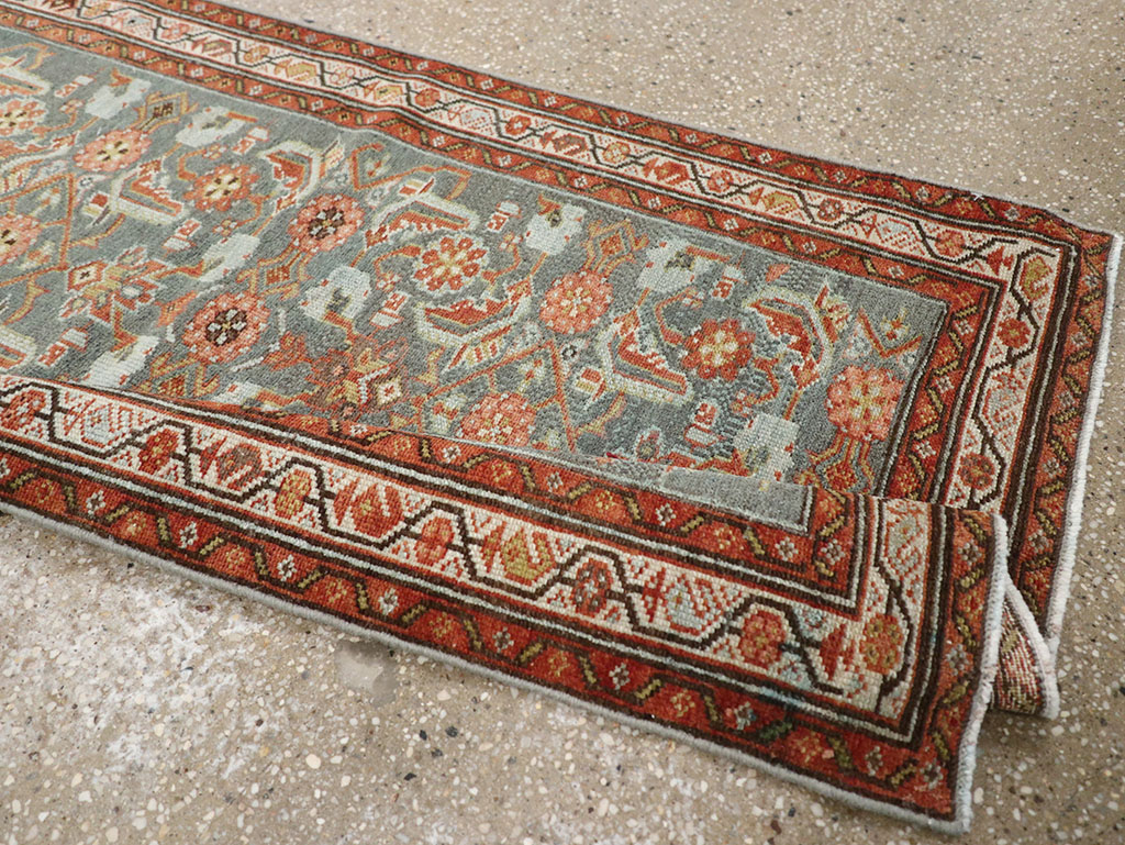 Vintage Persian Malayer Runner, No.30041 - Gss