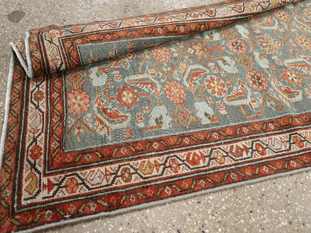 Vintage Persian Malayer Runner, No.30041 - Gss