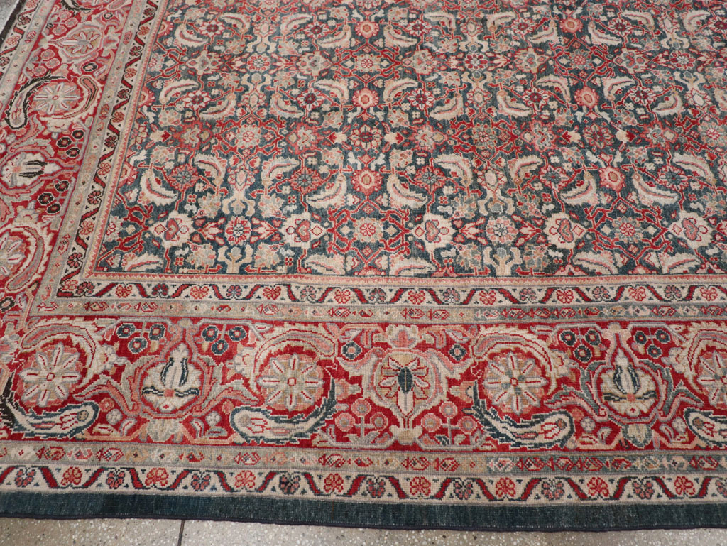 Antique Persian Mahal Room Size Carpet, No.30045 - Gss