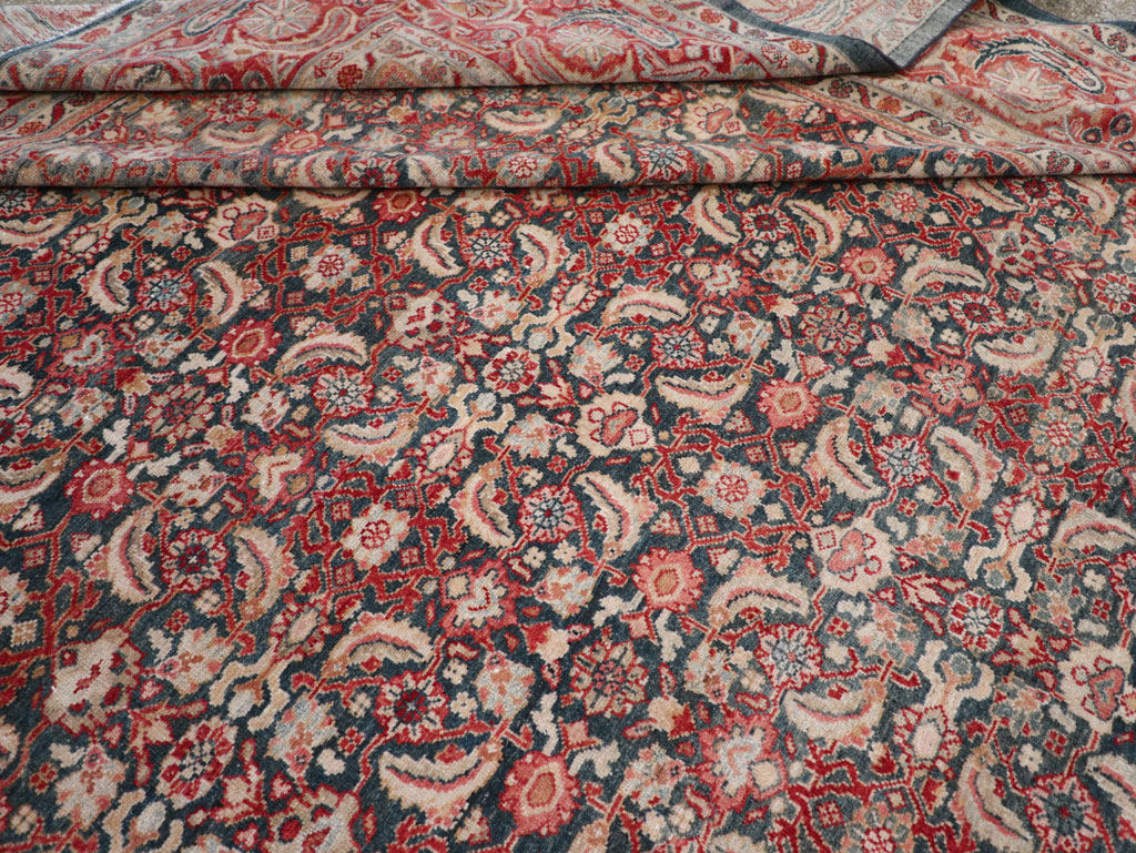 Antique Persian Mahal Room Size Carpet, No.30045 - Gss