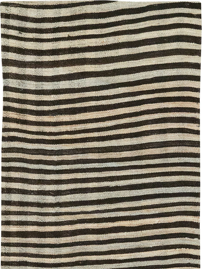 Vintage Persian Flatweave Kilim Runner, No.30046 - Gss