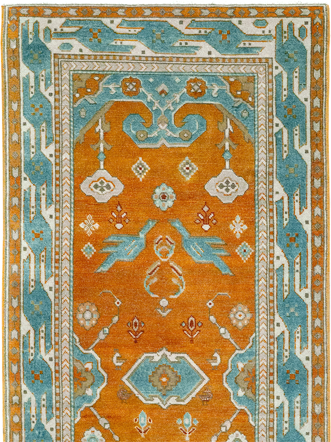 Vintage Turkish Sivas Runner, No.30052 - Gss