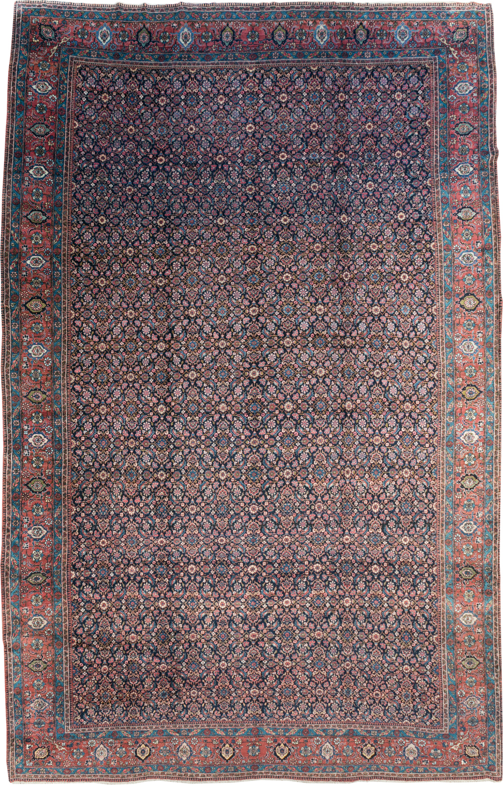 Antique Persian Bidjar Oversize Carpet, No.30056 - Gss