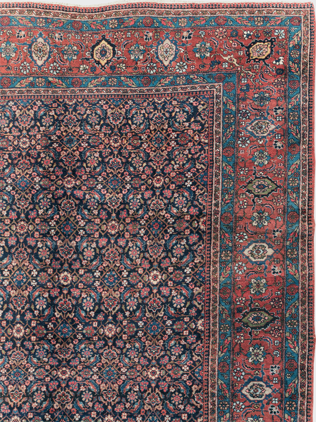 Antique Persian Bidjar Oversize Carpet, No.30056 - Gss