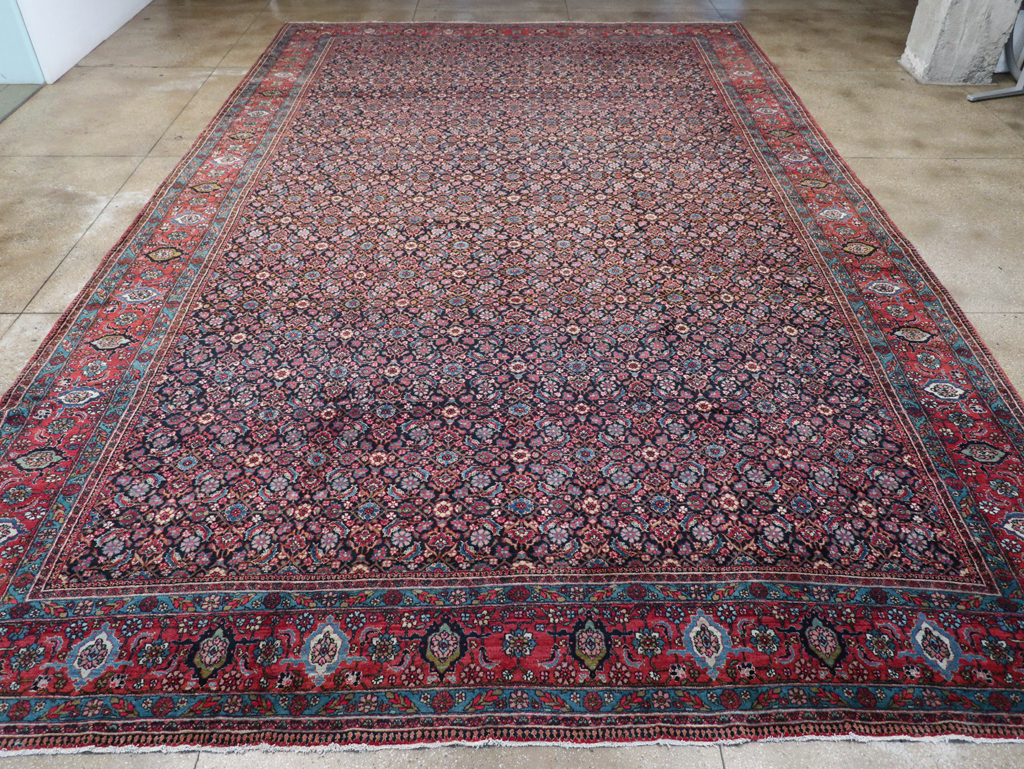 Antique Persian Bidjar Oversize Carpet, No.30056 - Gss