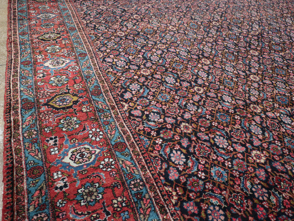 Antique Persian Bidjar Oversize Carpet, No.30056 - Gss