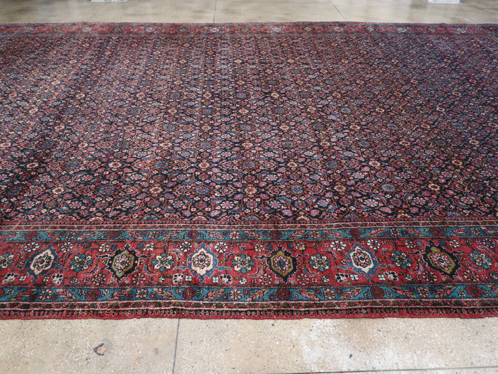 Antique Persian Bidjar Oversize Carpet, No.30056 - Gss