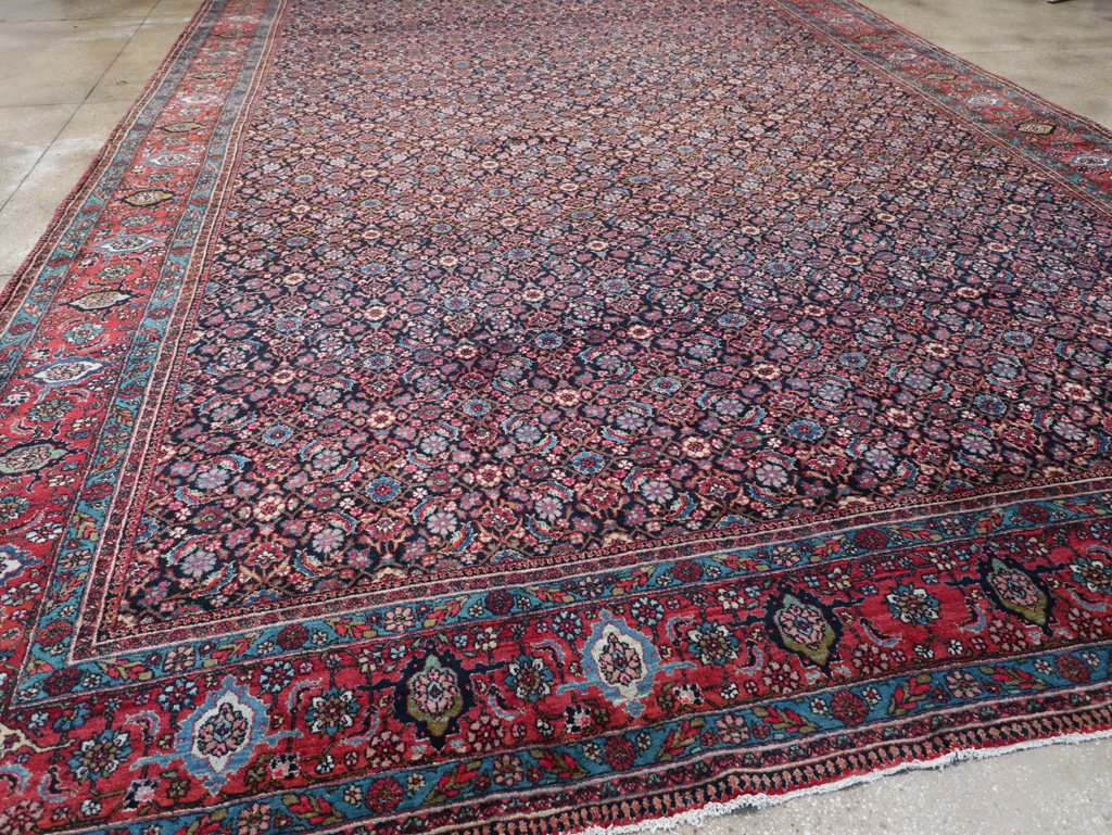 Antique Persian Bidjar Oversize Carpet, No.30056 - Gss