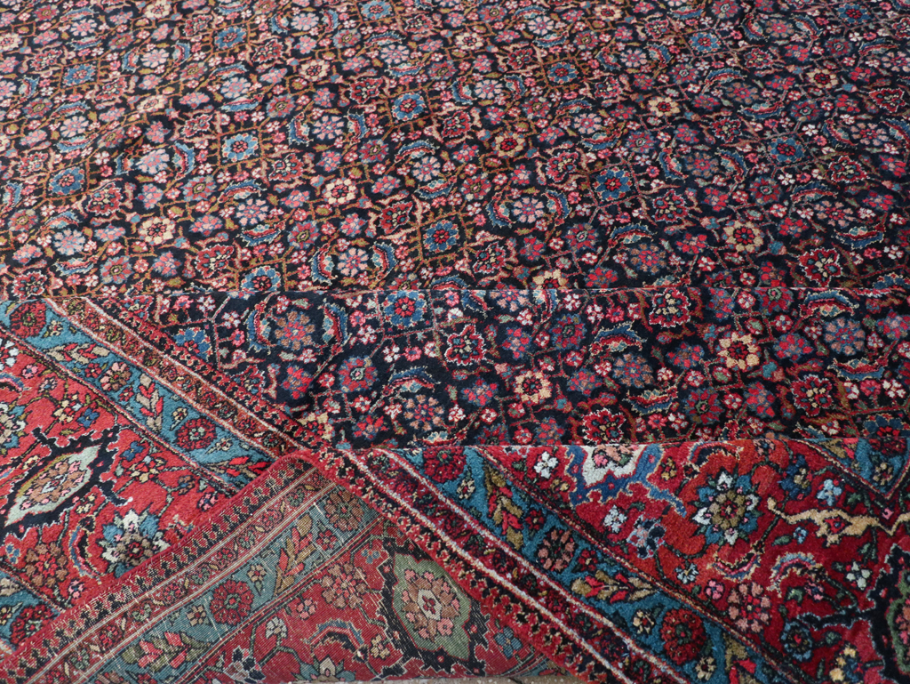 Antique Persian Bidjar Oversize Carpet, No.30056 - Gss