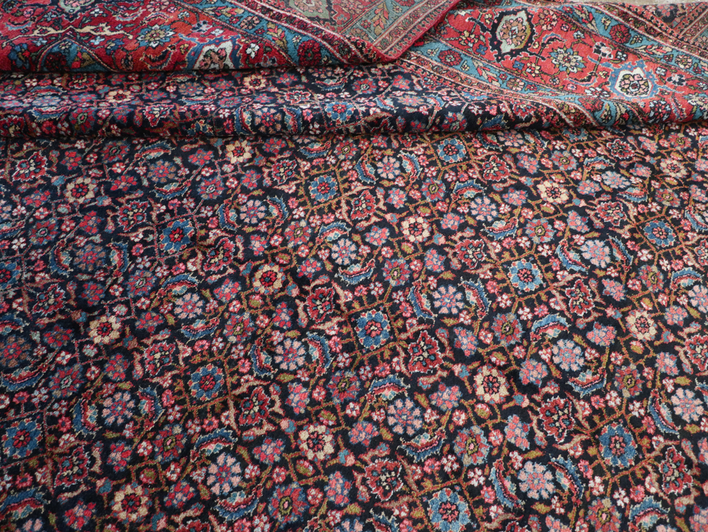 Antique Persian Bidjar Oversize Carpet, No.30056 - Gss