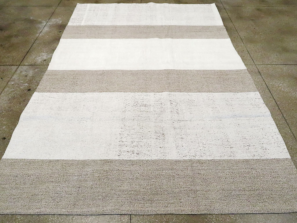 Contemporary Handmade Turkish Flatweave Kilim, No.30062 - Gss