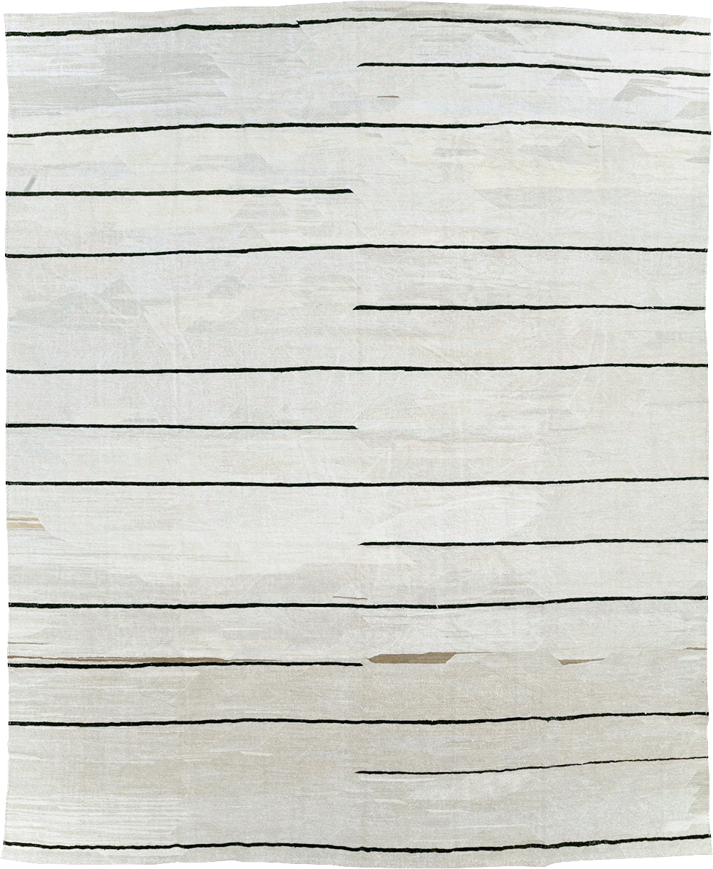 Contemporary Turkish Room Size Flatweave Kilim, No.30064 - Gss