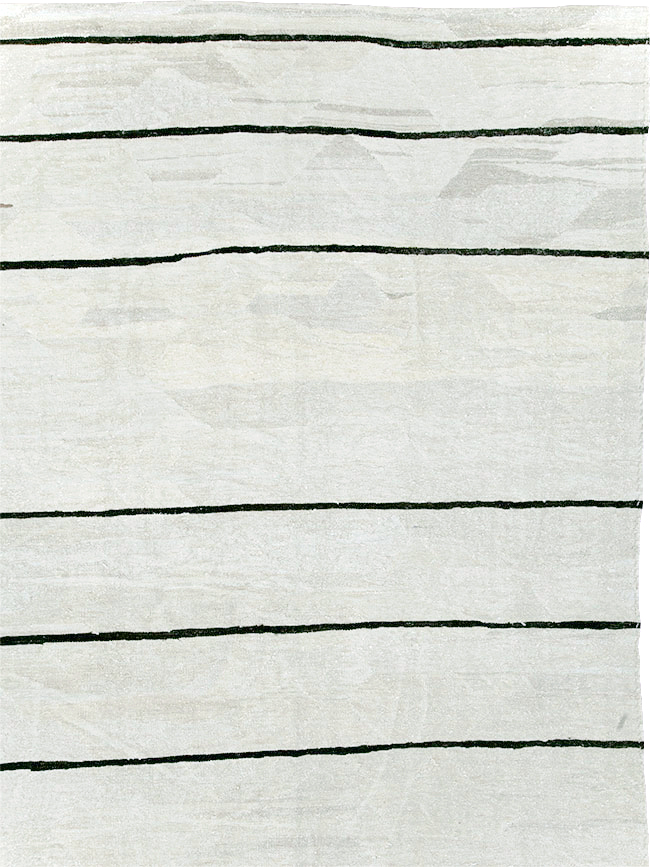 Contemporary Turkish Room Size Flatweave Kilim, No.30064 - Gss