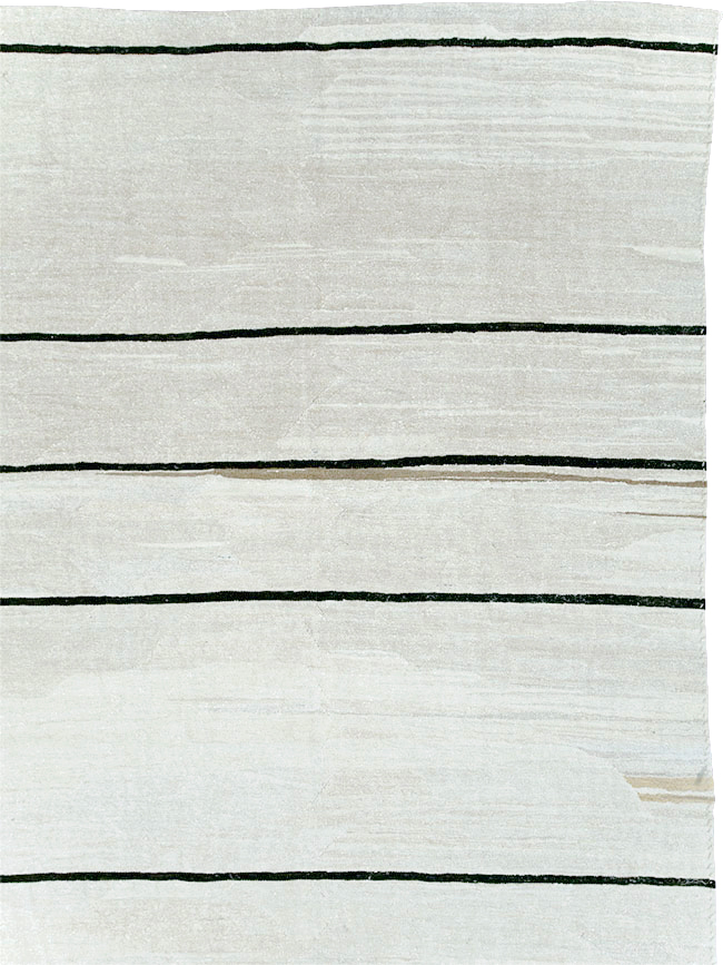 Contemporary Turkish Room Size Flatweave Kilim, No.30064 - Gss