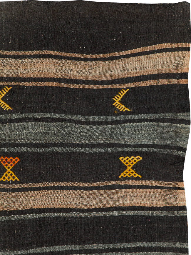 Mid-20th Century Handmade Turkish Flatweave, No.30069 - Gss