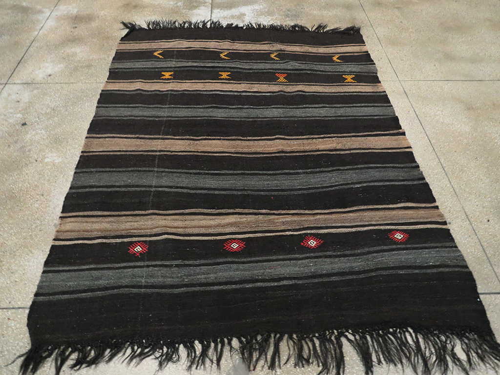 Vintage Handmade Turkish Flatweave Kilim, No.30069 - Gss