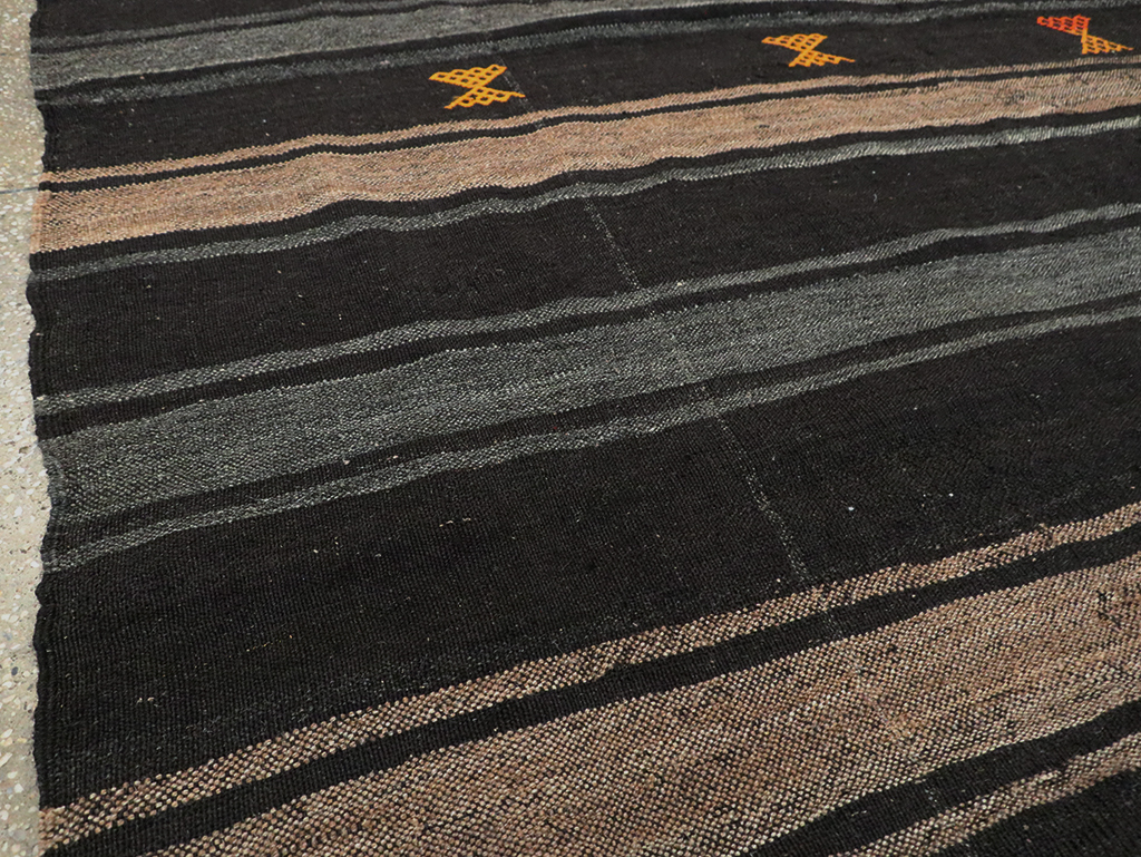 Mid-20th Century Handmade Turkish Flatweave, No.30069 - Gss