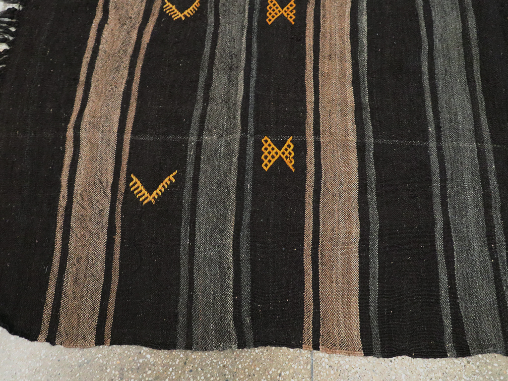 Mid-20th Century Handmade Turkish Flatweave, No.30069 - Gss