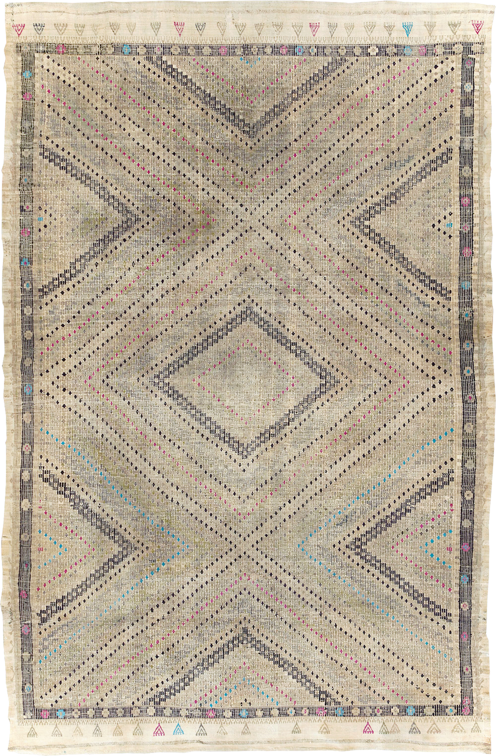 Vintage Turkish Flatweave Kilim, No.30070 - Gss