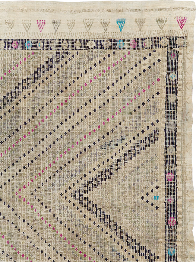 Vintage Turkish Flatweave Kilim, No.30070 - Gss