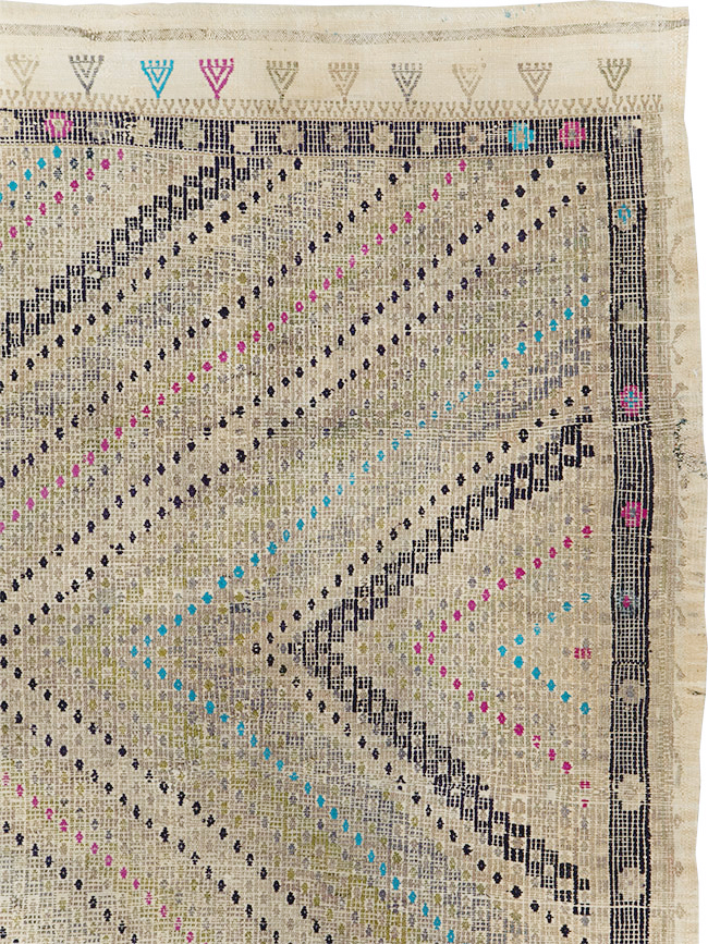 Vintage Turkish Flatweave Kilim, No.30070 - Gss