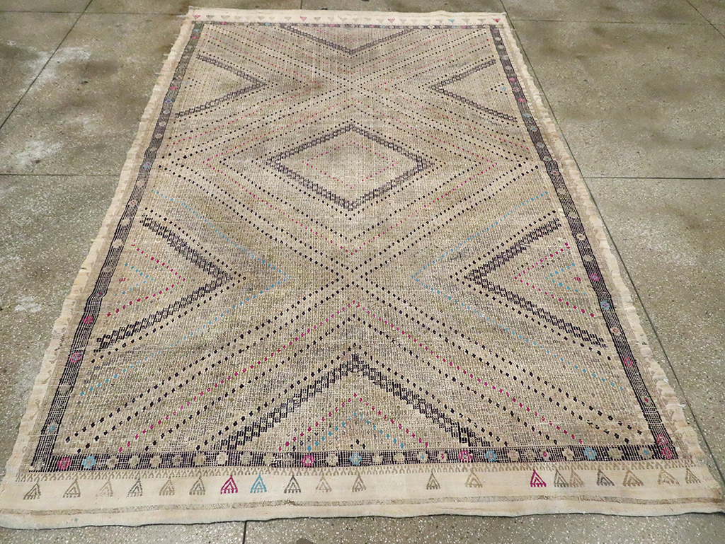 Mid-20th Century Turkish Flatweave Kilim, No.30070 - Gss