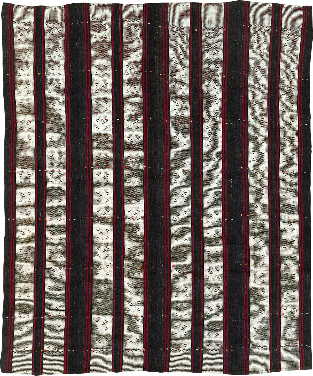 Mid-20th Century Turkish Flatweave Kilim, No.30073 - Gss